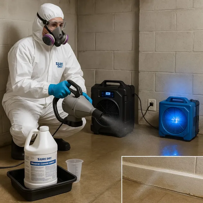 Sanitization and Odor Removal process in Buckingham, VA