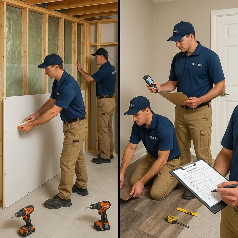 Repairs and Reconstruction process in Buckingham, VA